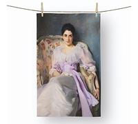 Big Box Art Lady Agnew of Lochnaw by John Singer Sargent - 100% Cotton (72 x 44 cm) Kitchen Tea Towel, Dish Cloth for Drying, Cleaning and Washing - Absorbent and Quick Drying