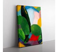 Big Box Art Landscape Variation Vol.2 by Alexej Von Jawlensky Canvas Wall Art Print Ready to Hang Picture, 76 x 50 cm (30 x 20 Inch), Green, Black, Grey