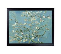 Big Box Art Lap Tray with Cushion | Almond Blossom Branches Vol.1 By Vincent Van Gogh | Padded Bean Bag Cushion | For Eating, Working, Crafting, Laptop | Portable Table Desk