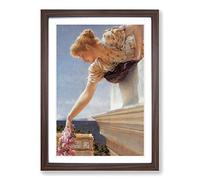 Big Box Art Lawrence Alma-Tadema God Speed Framed Wall Art Picture Print Ready to Hang, Walnut A2 (62 x 45 cm)