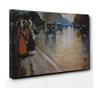 Big Box Art Lesser URY Berlin Street 2 Canvas Wall Art Print Ready to Hang Picture, 30 x 20 Inch (76 x 50 cm), Multi-Coloured