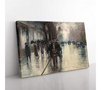 Big Box Art Lesser URY Under The Lime Trees Canvas Wall Art Print Ready to Hang Picture, 76 x 50 cm (30 x 20 Inch), Multi-Coloured
