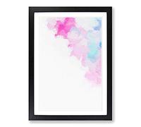 Big Box Art Louder Than Words in Abstract Framed Wall Art Picture Print Ready to Hang, Black A2 (62 x 45 cm)