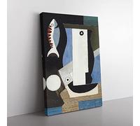 Big Box Art Louis Marcoussis The Fish Canvas Wall Art Print Ready to Hang Picture, 76 x 50 cm (30 x 20 Inch), Multi-Coloured