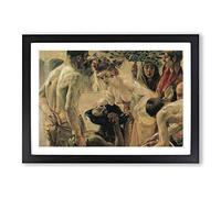 Big Box Art Lovis Corinth Salome Framed Wall Art Picture Print Ready to Hang, Black A2 (62 x 45 cm)
