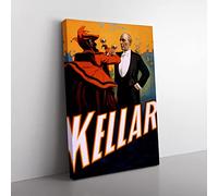 Big Box Art Magician Harry Kellar (1) Canvas Wall Art Print Ready to Hang Picture, 76 x 50 cm (30 x 20 Inch), Multi-Coloured
