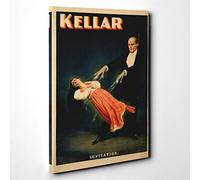 Big Box Art Magician Harry Kellar (2) Canvas Wall Art Print Ready to Hang Picture, 30 x 20 Inch (76 x 50 cm), Multi-Coloured