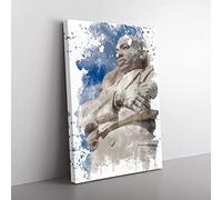 Big Box Art Martin Luther King Monument V3 Canvas Wall Art Print Ready to Hang Picture, 76 x 50 cm (30 x 20 Inch), Multi-Coloured