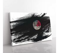 Big Box Art Moon from Space NASA (1) V2 Canvas Wall Art Print Ready to Hang Picture, 76 x 50 cm (30 x 20 Inch), Multi-Coloured