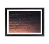 Big Box Art Ocean Twist Framed Wall Art Picture Print Ready to Hang, Black A2 (62 x 45 cm)