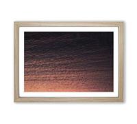 Big Box Art Ocean Twist Framed Wall Art Picture Print Ready to Hang, Oak A2 (62 x 45 cm)