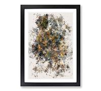 Big Box Art One Hundred Trees Watercolour Framed Wall Art Picture Print Ready to Hang, Black A2 (62 x 45 cm)
