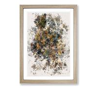 Big Box Art One Hundred Trees Watercolour Framed Wall Art Picture Print Ready to Hang, Oak A2 (62 x 45 cm)