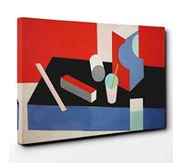 Big Box Art Patrick Henry Bruce Composition II Canvas Wall Art Print Ready to Hang Picture, 30 x 20 Inch (76 x 50 cm), Multi-Coloured