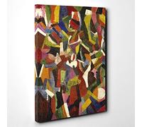 Big Box Art Patrick Henry Bruce Composition IV Canvas Wall Art Print Ready to Hang Picture, 30 x 20 Inch (76 x 50 cm), Multi-Coloured