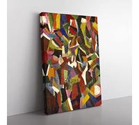 Big Box Art Patrick Henry Bruce Composition IV Canvas Wall Art Print Ready to Hang Picture, 76 x 50 cm (30 x 20 Inch), Multi-Coloured