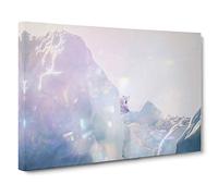 Big Box Art Polar Bear in The Wild Canvas Wall Art Framed Picture Print, 30 x 20 Inch (76 x 50 cm), Grey, Blue, Teal