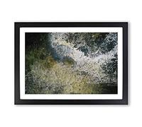 Big Box Art Revolution in Abstract Framed Wall Art Picture Print Ready to Hang, Black A2 (62 x 45 cm)