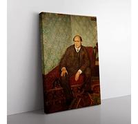 Big Box Art Richard Gerstl Arnold Schonberg Canvas Wall Art Print Ready to Hang Picture, 76 x 50 cm (30 x 20 Inch), Multi-Coloured