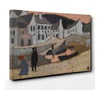 Big Box Art Roger de la Fresnaye The Canal Brittany Landscape Canvas Wall Art Print Ready to Hang Picture, 30 x 20 Inch (76 x 50 cm), Multi-Coloured
