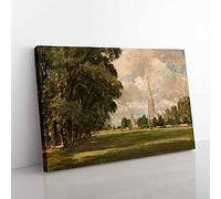 Big Box Art Salisbury Cathedral Vol.3 by John Constable Canvas Wall Art Print Ready to Hang Picture, 76 x 50 cm (30 x 20 Inch), Brown, Cream, Cream