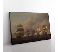 Big Box Art Samuel Scott Cape of Good Hope Canvas Wall Art Print Ready to Hang Picture, 76 x 50 cm (30 x 20 Inch), Multi-Coloured