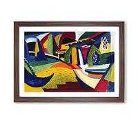 Big Box Art Scheherazade by Henry Lyman Sayen Framed Wall Art Picture Print Ready to Hang, Walnut A2 (62 x 45 cm)