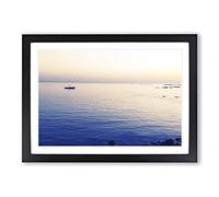 Big Box Art Seascape Senegal Atlantic Ocean Sea Framed Wall Art Picture Print Ready to Hang, Black A2 (62 x 45 cm)