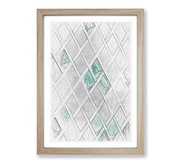 Big Box Art Sketching The Architecture Vol.67 Framed Wall Art Picture Print Ready to Hang, Oak A2 (62 x 45 cm)