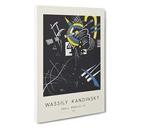 Big Box Art Small Worlds VII Wassily Kandinsky Canvas Wall Art Framed Picture Print, 30 x 20 Inch (76 x 50 cm), Exhibition