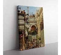 Big Box Art Spring by Lawrence Alma-Tadema Canvas Wall Art Print Ready to Hang Picture, 76 x 50 cm (30 x 20 Inch), Green, Brown, Brown