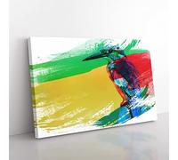 Big Box Art Striking Kingfisher Bird V2 Canvas Wall Art Print Ready to Hang Picture, 76 x 50 cm (30 x 20 Inch), Multi-Coloured