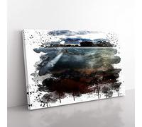 Big Box Art Submarine (1) V3 Canvas Wall Art Print Ready to Hang Picture, 76 x 50 cm (30 x 20 Inch), Multi-Coloured