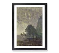 Big Box Art Sun Passing Leo by Mikalojus Konstantinas Framed Wall Art Picture Print Ready to Hang, Black A2 (62 x 45 cm)