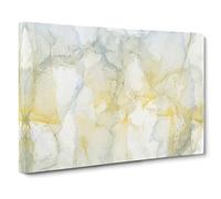 Big Box Art Sunrise Spirit in Abstract Canvas Wall Art Framed Picture Print, 30 x 20 Inch (76 x 50 cm), White, Beige, Grey, Yellow, Grey