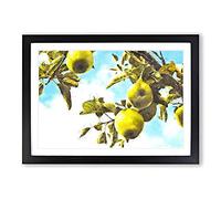 Big Box Art The Apple Tree Painting Framed Wall Art Picture Print Ready to Hang, Black A2 (62 x 45 cm)
