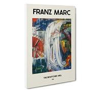 Big Box Art The Bewitched Mill Franz Marc Canvas Wall Art Framed Picture Print, 30 x 20 Inch (76 x 50 cm), Exhibition