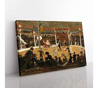 Big Box Art The Circus by Suzanne Valadon Canvas Wall Art Print Ready to Hang Picture, 76 x 50 cm (30 x 20 Inch), Cream, Black, Brown