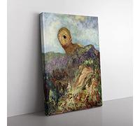 Big Box Art The Cyclops by Odilon Redon Canvas Wall Art Print Ready to Hang Picture, 76 x 50 cm (30 x 20 Inch), Cream, Cream, Cream