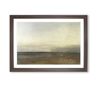 Big Box Art The Evening Star by Joseph Mallord William Turner Framed Wall Art Picture Print Ready to Hang, Walnut A2 (62 x 45 cm)