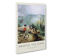 Big Box Art The Fall of Icarus Pieter Bruegel The Elder Canvas Wall Art Framed Picture Print, 30 x 20 Inch (76 x 50 cm), Exhibition