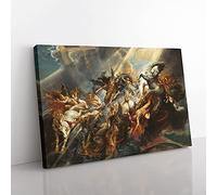 Big Box Art The Fall of Phaeton by Peter Paul Rubens Canvas Wall Art Print Ready to Hang Picture, 76 x 50 cm (30 x 20 Inch), Black, Grey, Brown