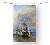 Big Box Art The Fighting Temeraire by Joseph Mallord William Turner - 100% Cotton (72 x 44 cm) Kitchen Tea Towel, Dish Cloth for Drying, Cleaning and Washing - Absorbent and Quick Drying