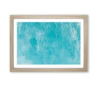 Big Box Art The Good Times in Abstract Framed Wall Art Picture Print Ready to Hang, Oak A2 (62 x 45 cm)