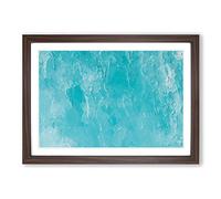 Big Box Art The Good Times in Abstract Framed Wall Art Picture Print Ready to Hang, Walnut A2 (62 x 45 cm)