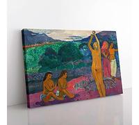 Big Box Art The Invocation by Paul Gauguin Canvas Wall Art Print Ready to Hang Picture, 76 x 50 cm (30 x 20 Inch), Black, Green, Brown