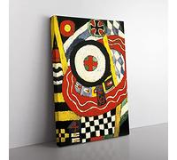 Big Box Art The Iron Cross by Marsden Hartley Canvas Wall Art Print Ready to Hang Picture, 76 x 50 cm (30 x 20 Inch), Black, Beige, Red