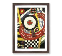 Big Box Art The Iron Cross by Marsden Hartley Framed Wall Art Picture Print Ready to Hang, Walnut A2 (62 x 45 cm)