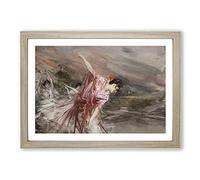 Big Box Art The Spanish Dancer by Giovanni Boldini Framed Wall Art Picture Print Ready to Hang, Oak A2 (62 x 45 cm)