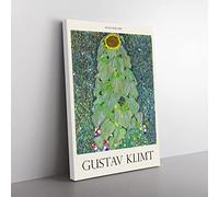 Big Box Art The Sunflower Vol.2 Gustav Klimt Canvas Wall Art Print Ready to Hang Picture, 76 x 50 cm (30 x 20 Inch), Exhibition